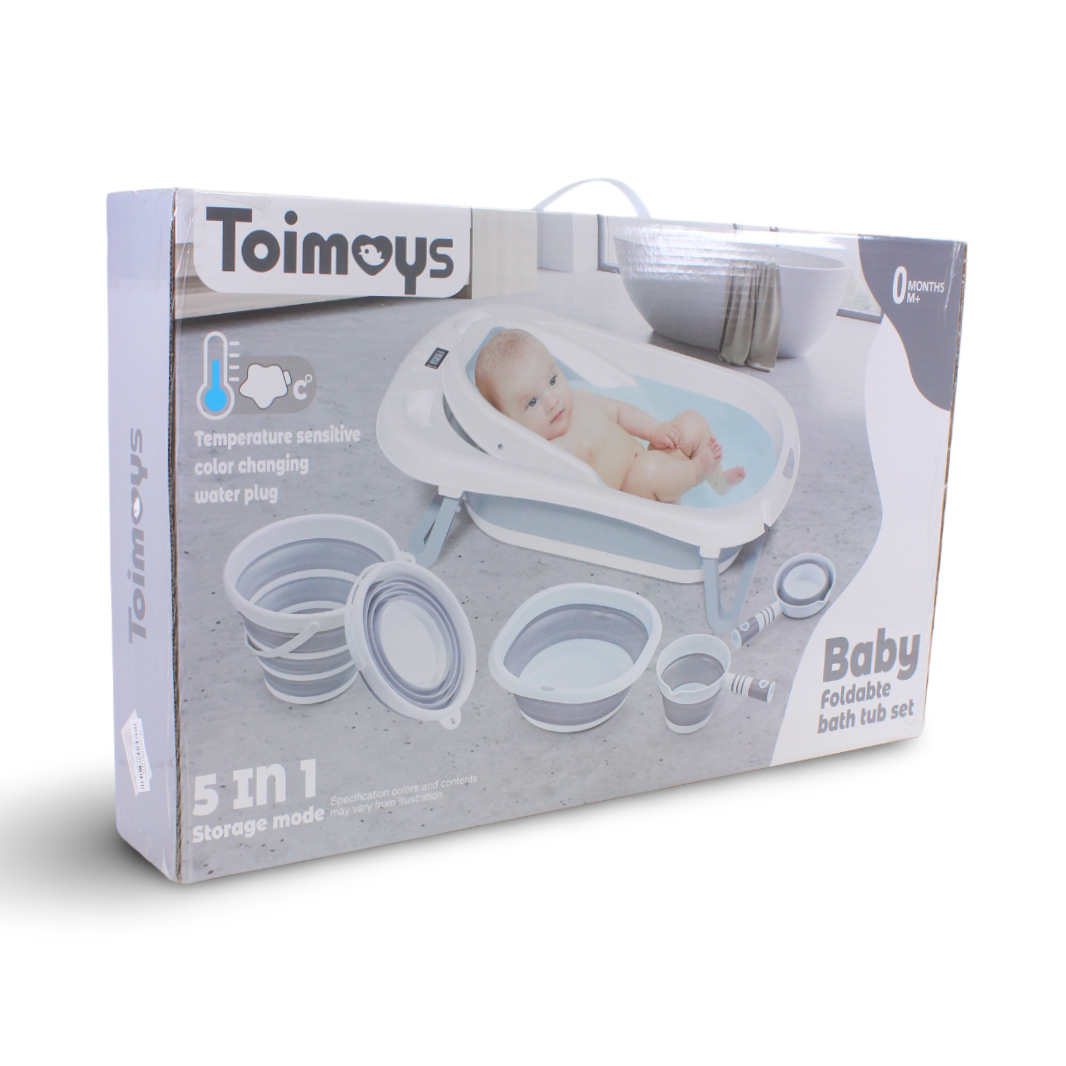Toimoys 4 in 1 Baby Bath Set – Grey