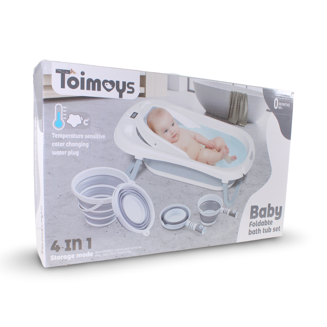 Toimoys 4 in 1 Baby Bath Set – Grey