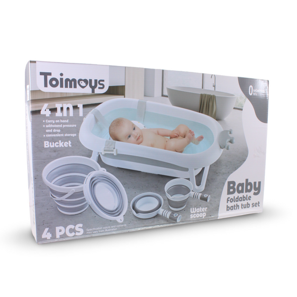 Toimoys Baby Bath Tub Set – Grey