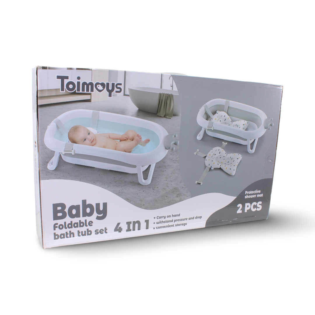 Toimoys Baby Bath Tub Set – Grey