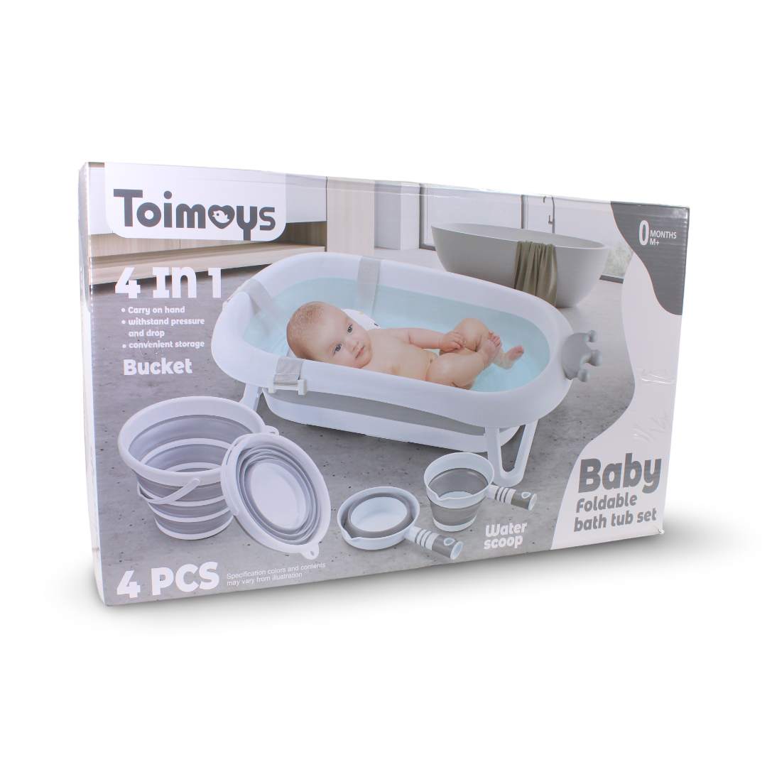 Toimoys Baby Bath Tub Set – Grey