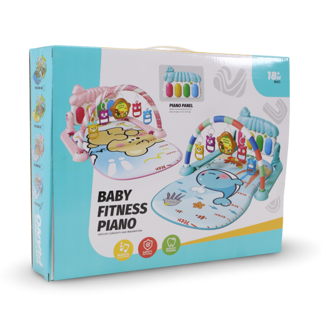 Baby Fitness Piano Activity Play Gym and Mat Set