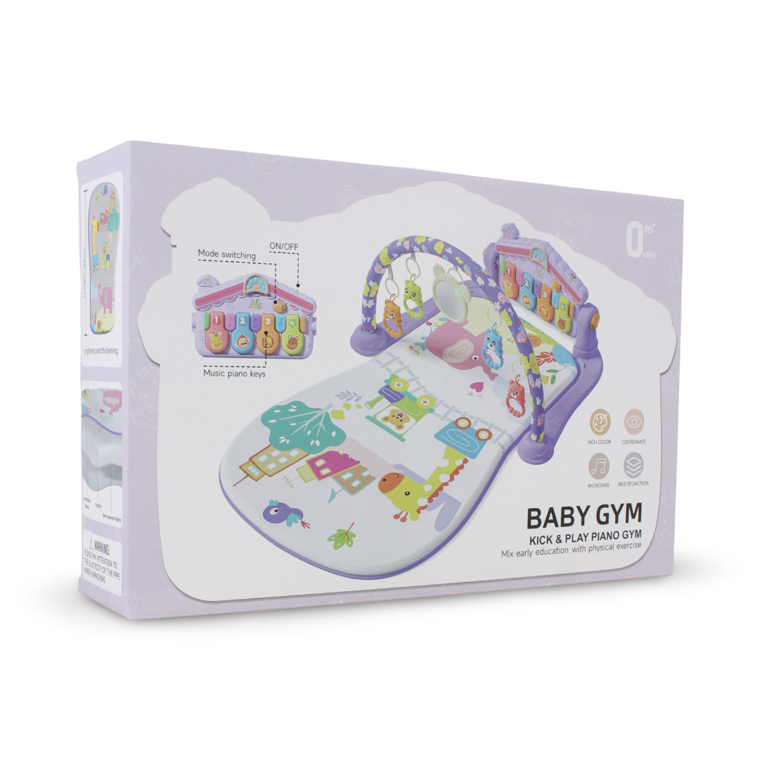 Baby Gym Kick & Play Piano Gym – Pink