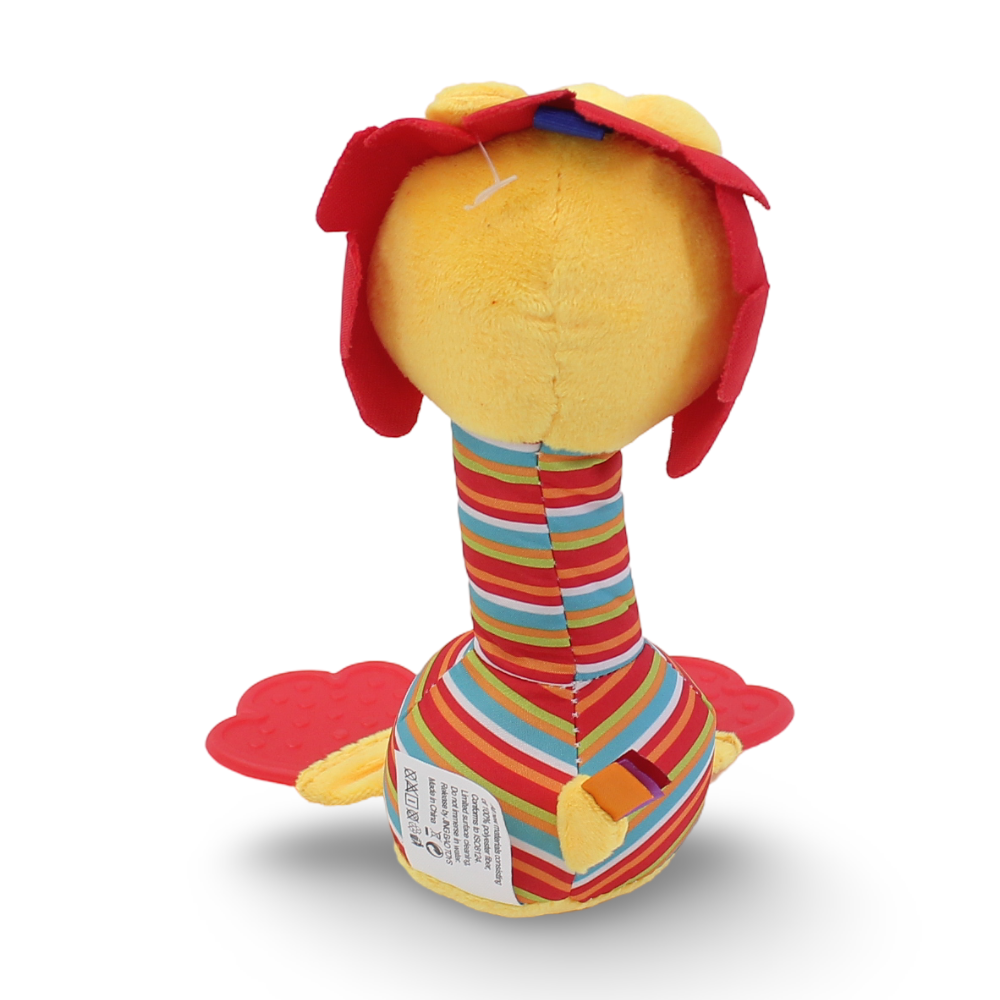 Baby Soft Lion Sensory Toy with Teether Feet