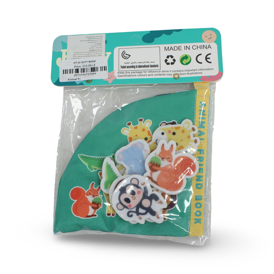 Baby Toys Animal Friend Soft Activity Book