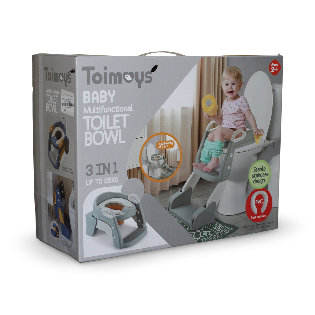 Toimoys Baby Multifunctional Toilet Bowl 2in1 – Pink