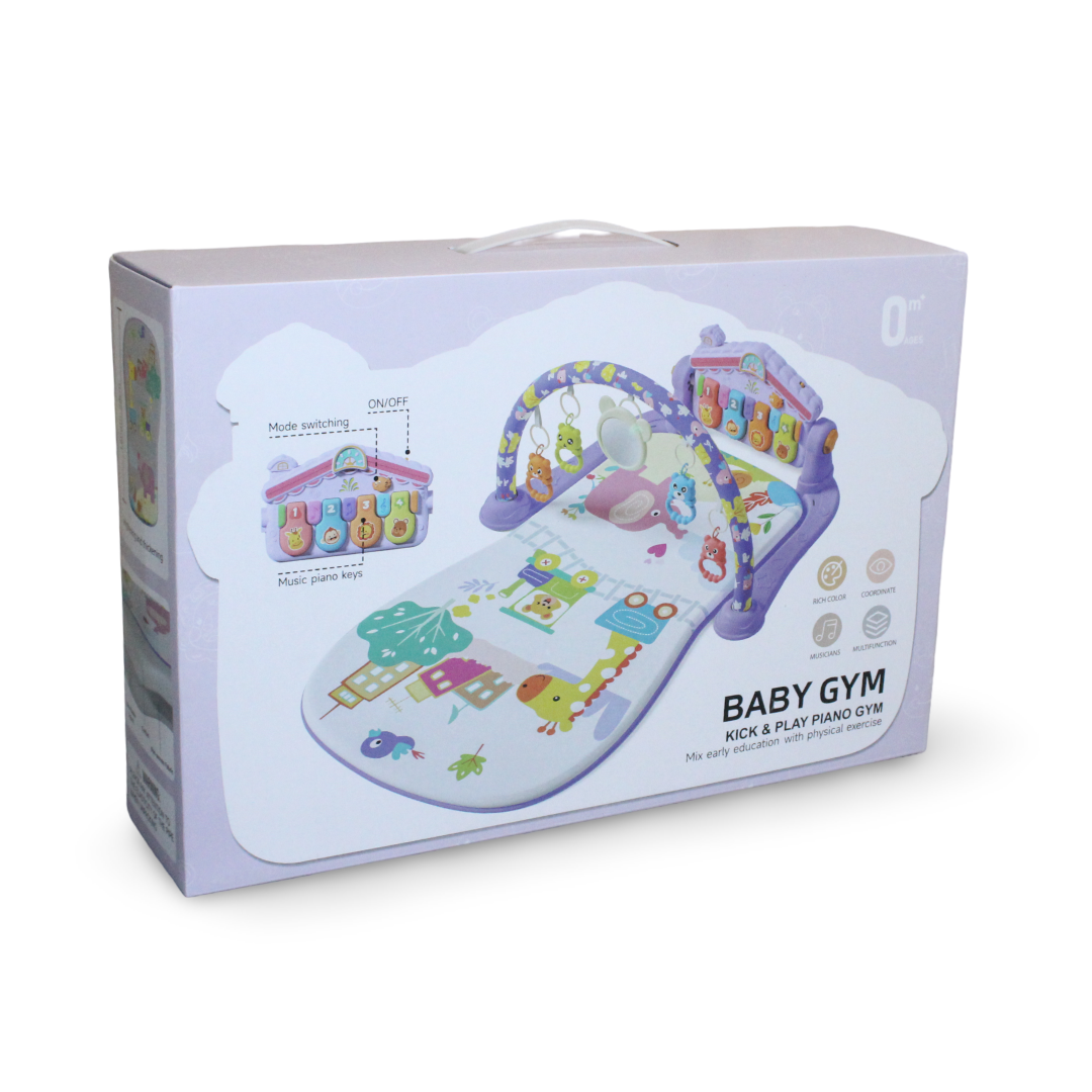 Baby Gym Kick & Play Piano Gym – Pink