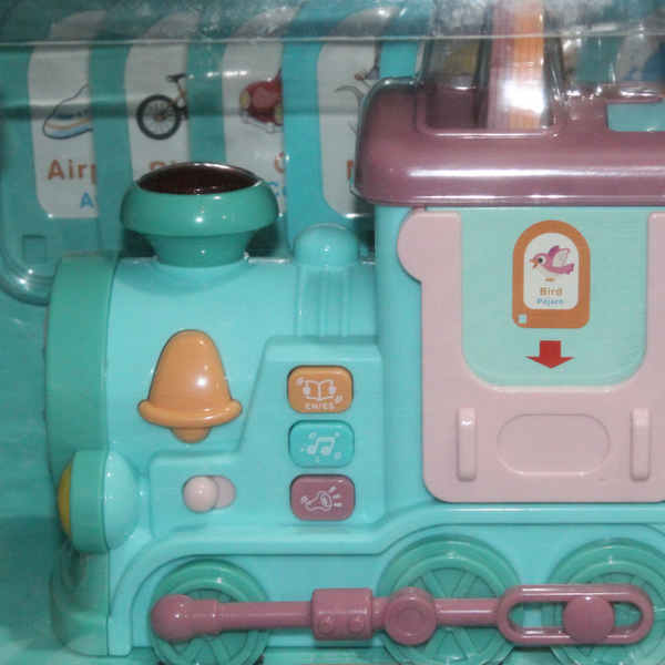 Baoli "Dreaming Party" Electric Educational Toy Train – Baby Blue