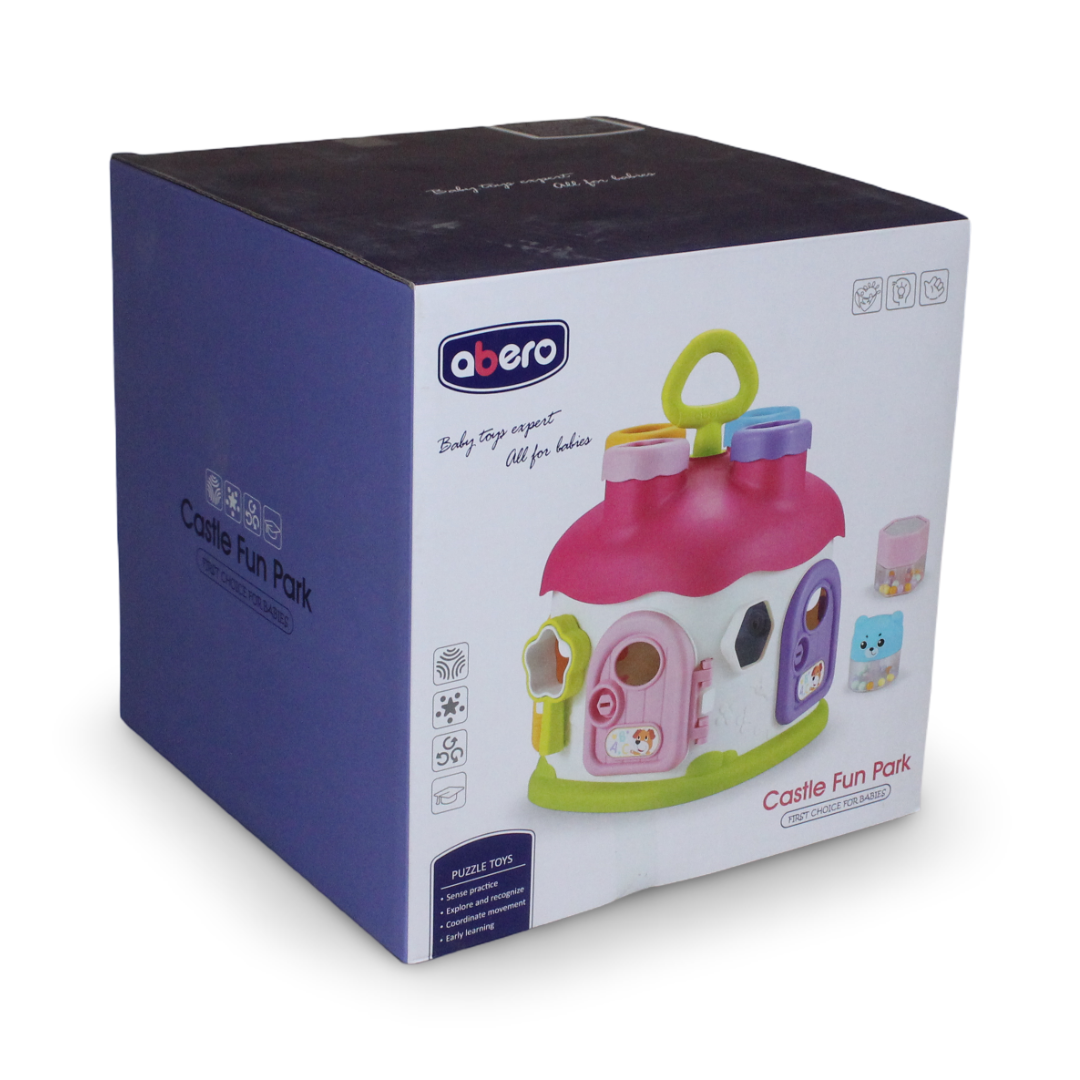 Abero Castle Fun Park Colorful Puzzle Toy – Baby Blue