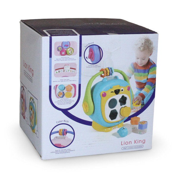 Abero Lion King Educational Shape Sorter Toy – Pink