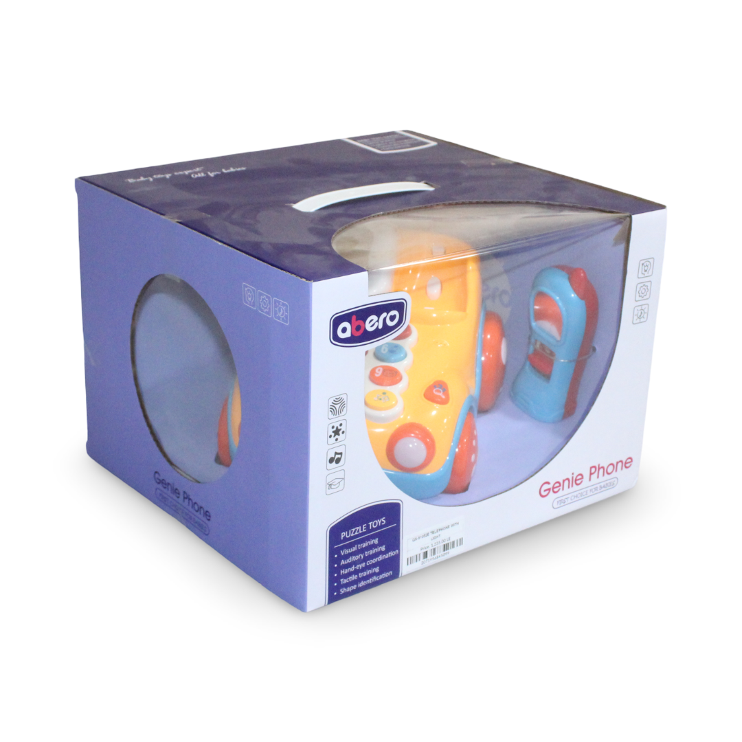 Abero Genie Phone Musical Toy Telephone – Orange