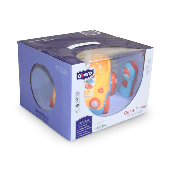 Abero Genie Phone Musical Toy Telephone – Orange
