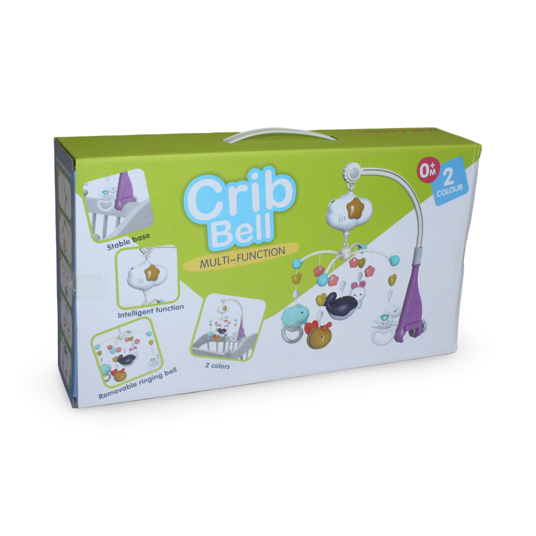 Crib Bell Multi-Function Baby Mobile – Purple - Toys - OKO