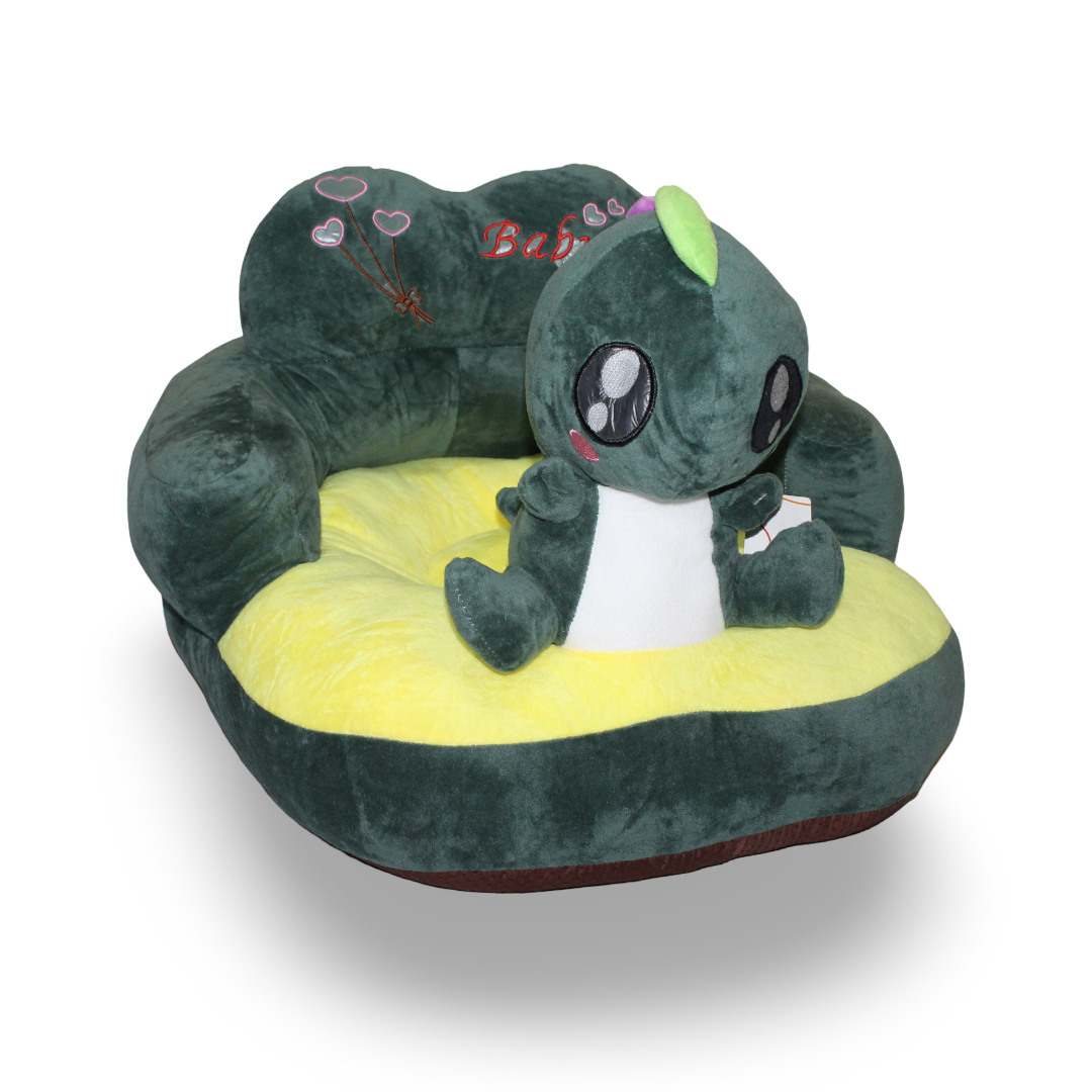 Baby Soft Plush Support Chair – Olive