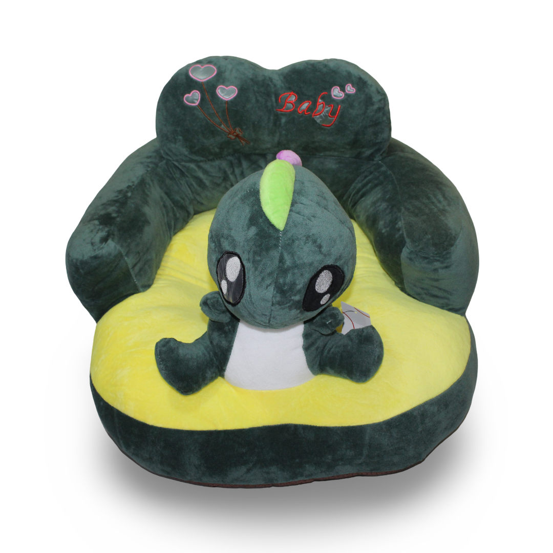 Baby Soft Plush Support Chair – Olive
