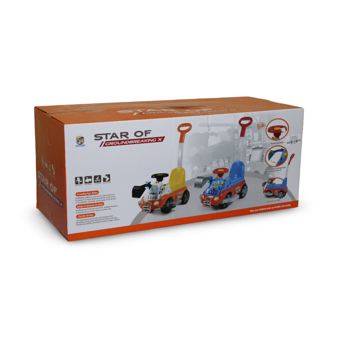 Star of Groundbreaking X Ride-On Toy Car – Red