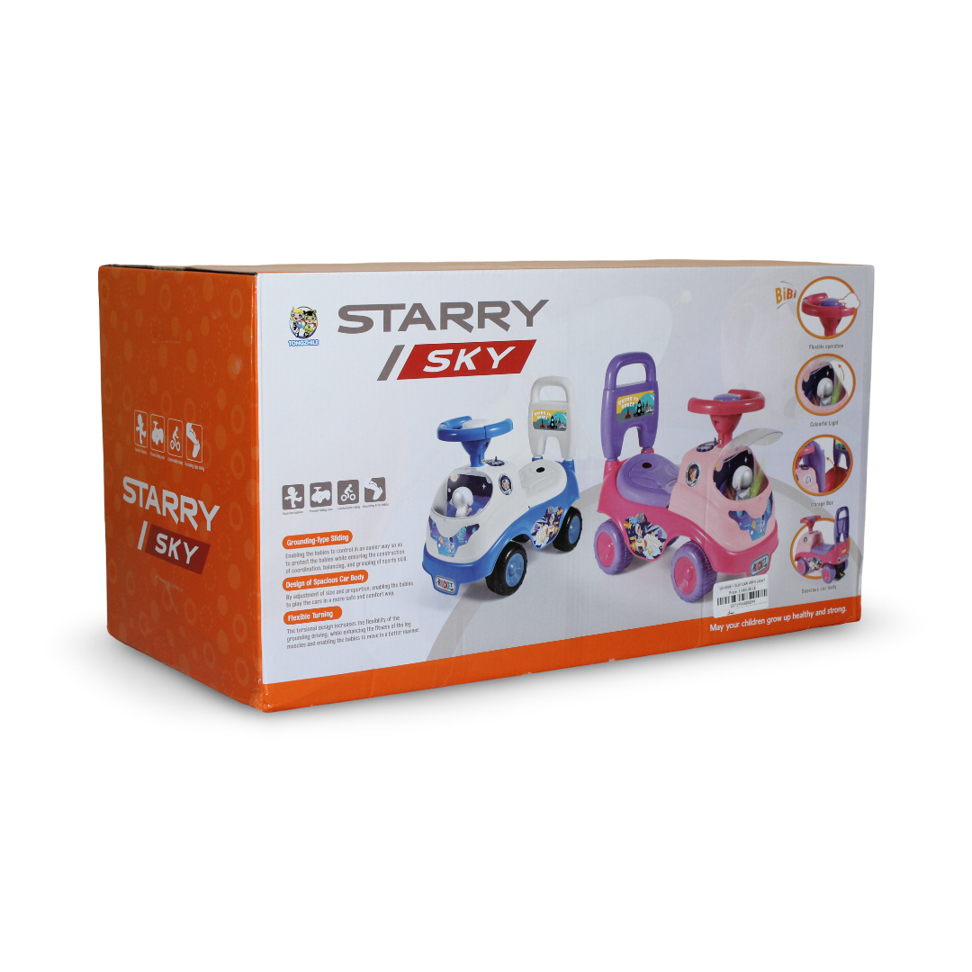 Starry Sky Ride On Car – Pink