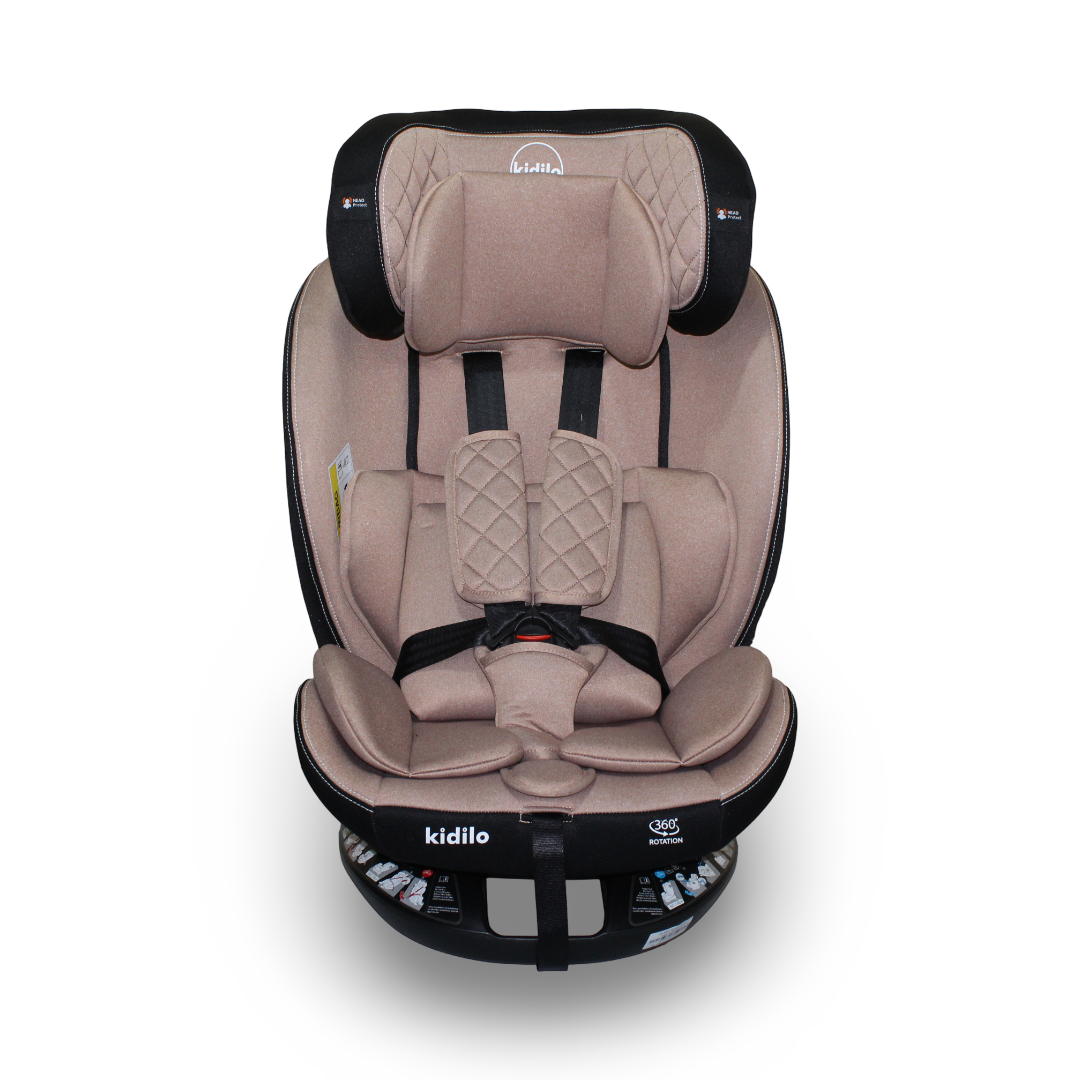 Kidilo 360° Rotational Car Seat – Beige