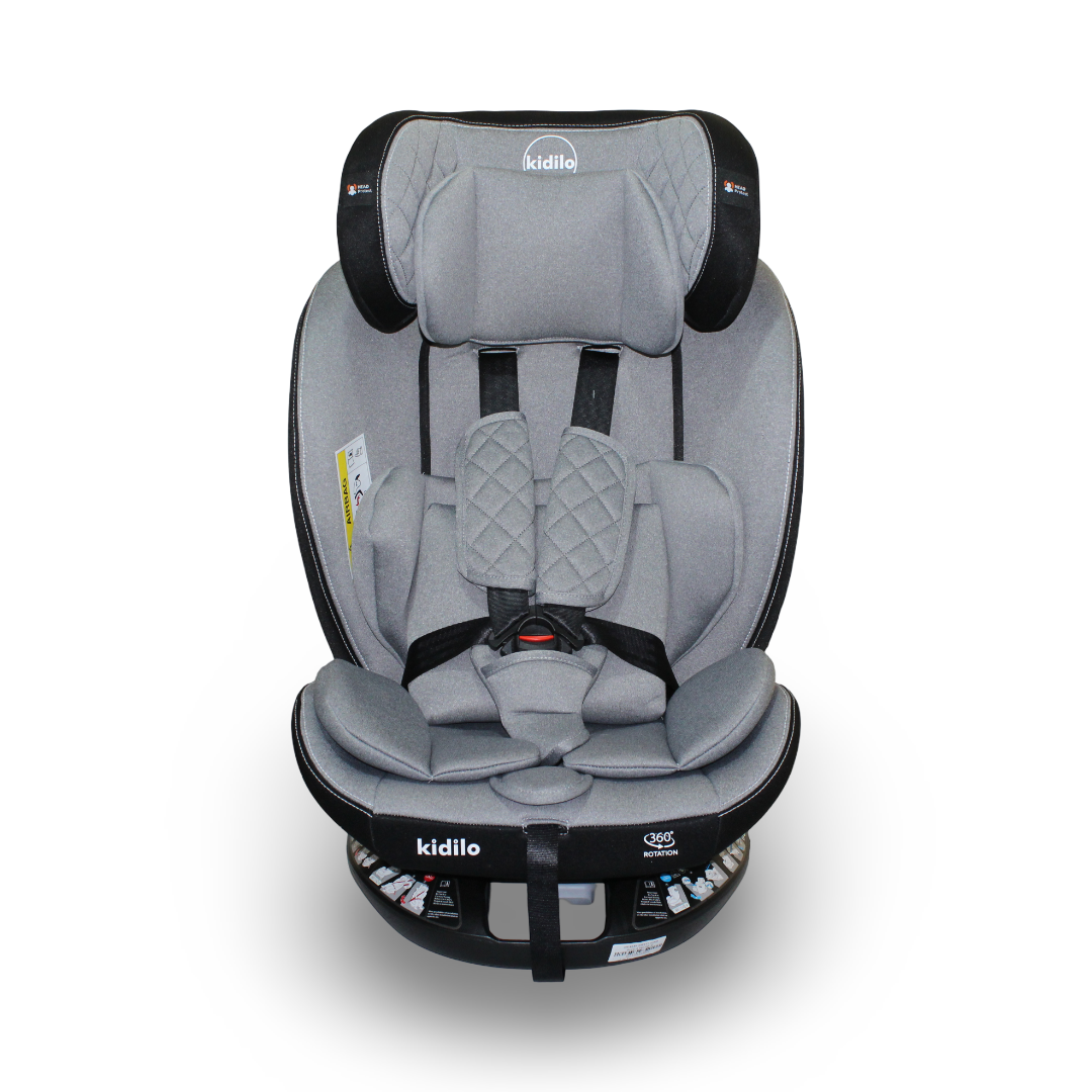 Kidilo 360° Rotational Car Seat – Grey