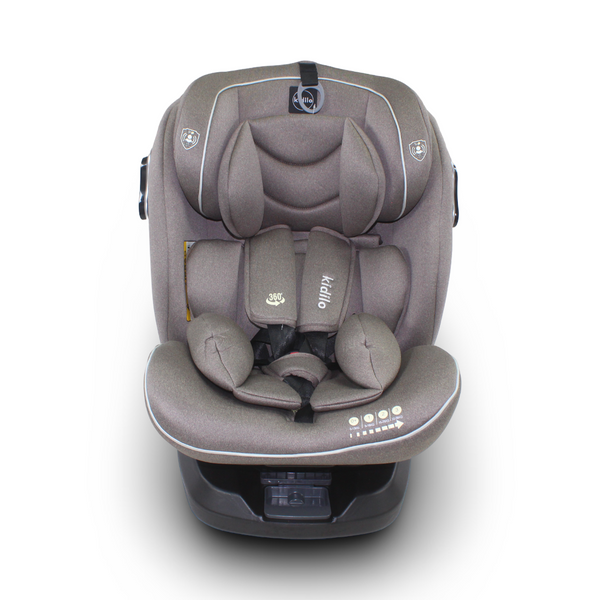 Kidilo 360° Rotating Baby Car Seat – Dark Grey