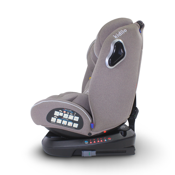 Kidilo 360° Rotating Baby Car Seat – Dark Grey