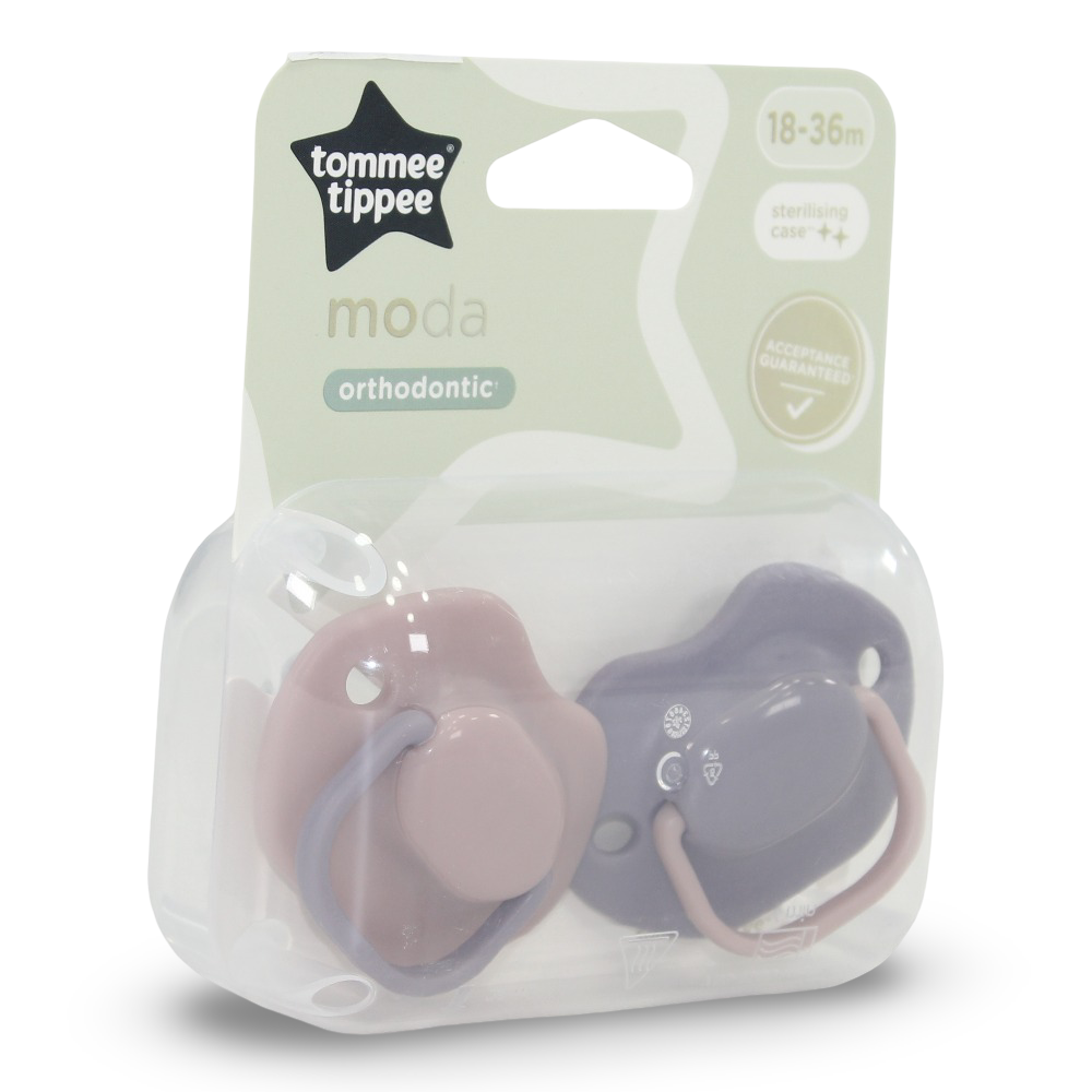 Pack of 2 - Tommee Tippee MODA Soother, (18-36 months)