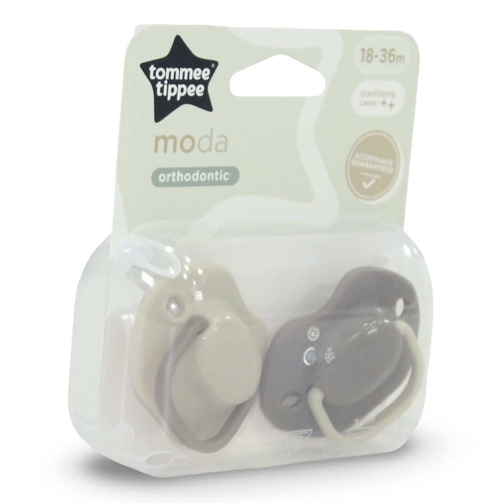 Pack of 2 - Tommee Tippee MODA Soother, 18-36 Months