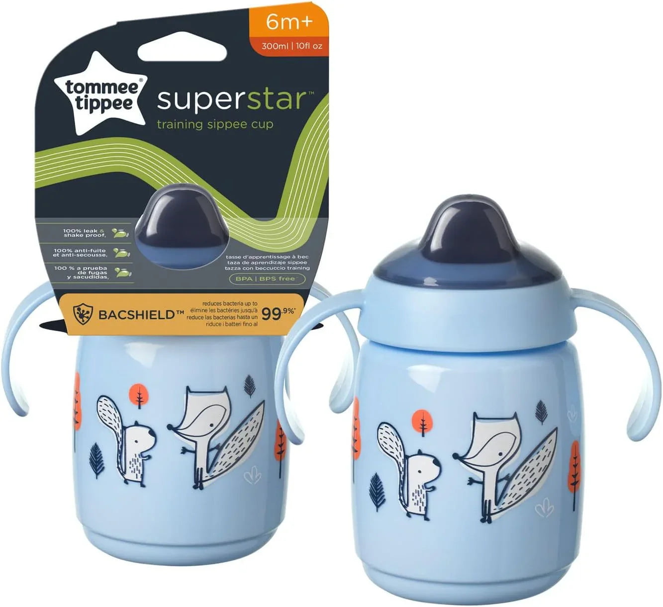Tommee Tippee Superstar Sippee Trainer Cup – 300ml, Blue