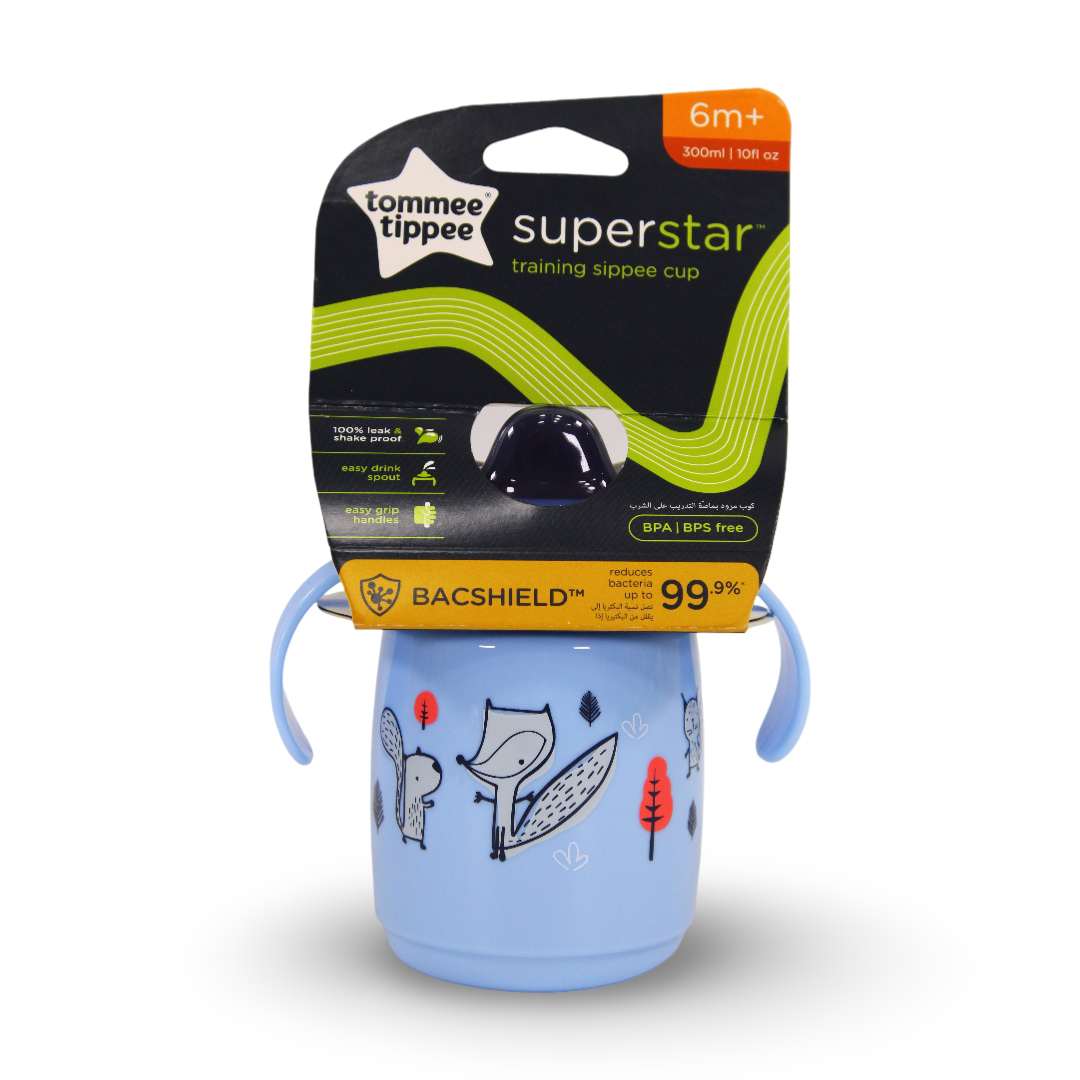 Tommee Tippee Superstar Sippee Trainer Cup – 300ml, Blue