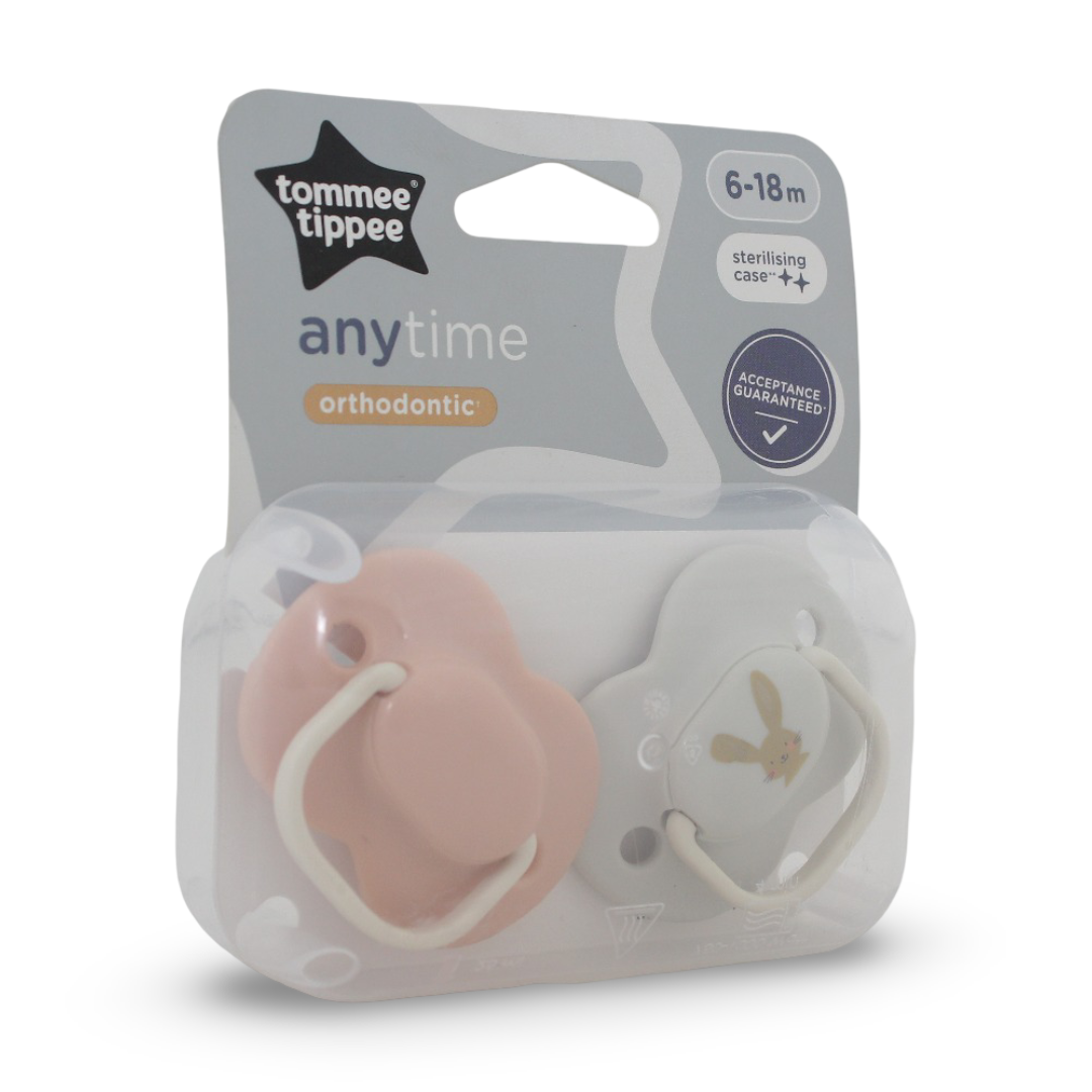 Tommee Tippee Anytime Soother 6-18m – Pack of 2 - Baby Essentials