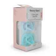 Tommee Tippee UltraLight StayPut Silicone Pacifier (0–6m) – Pack of 2