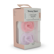 Tommee Tippee UltraLight StayPut Silicone Pacifier (0–6m) – Pack of 2