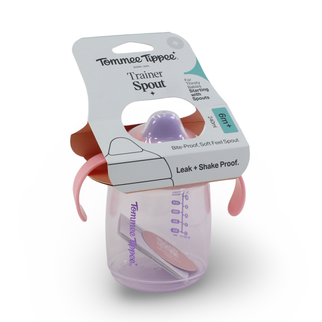 Tommee Tippee Trainer Spout Cup 6m+ 240ml – Pink
