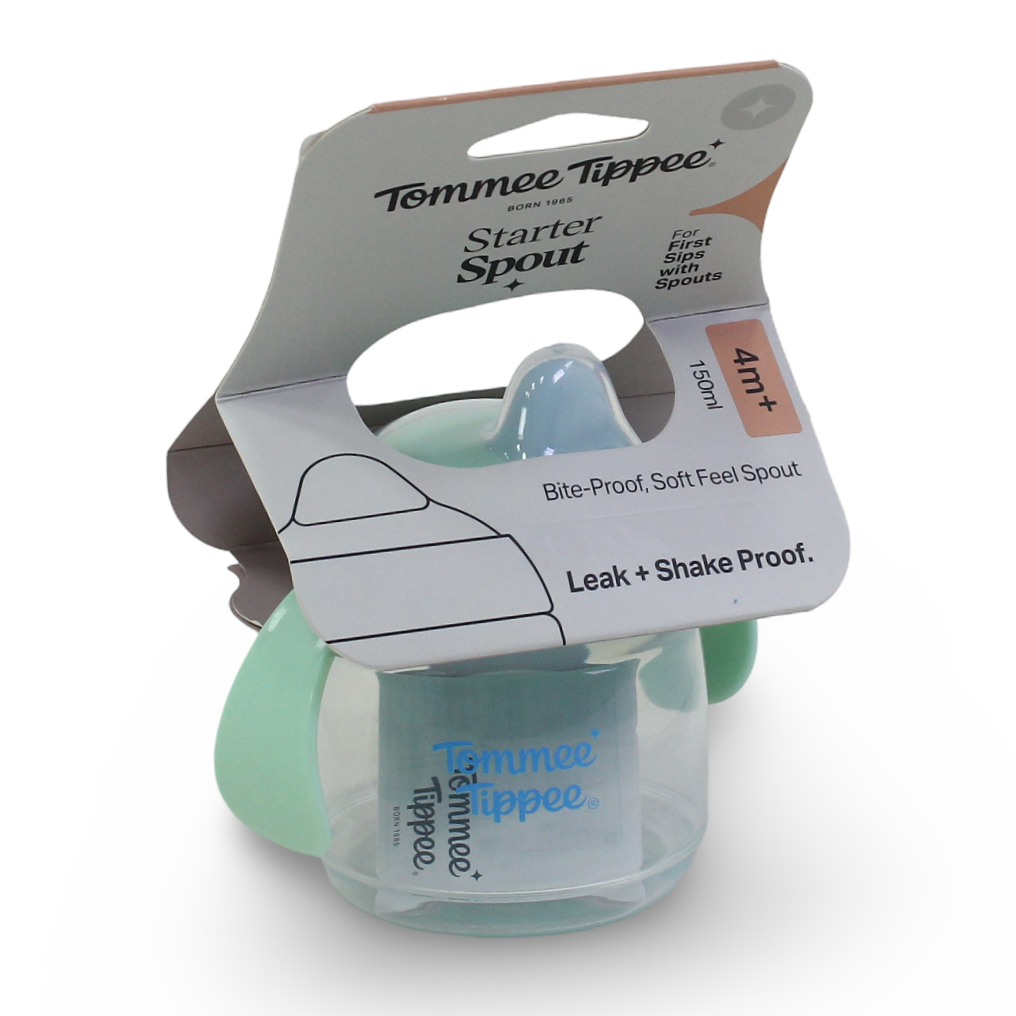Tommee Tippee Starter Spout Cup 4m+ 150ml – Aqua - Baby Essentials