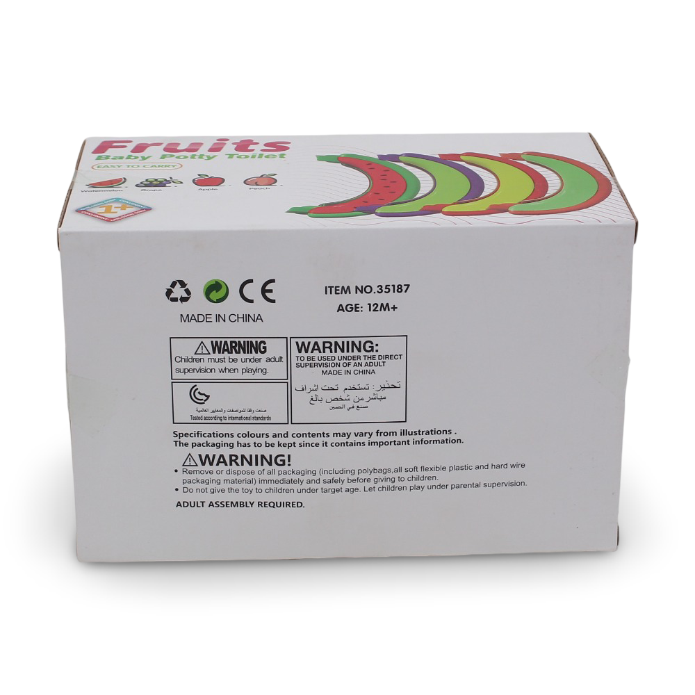 Fruits Baby Potty Toilet – Pink
