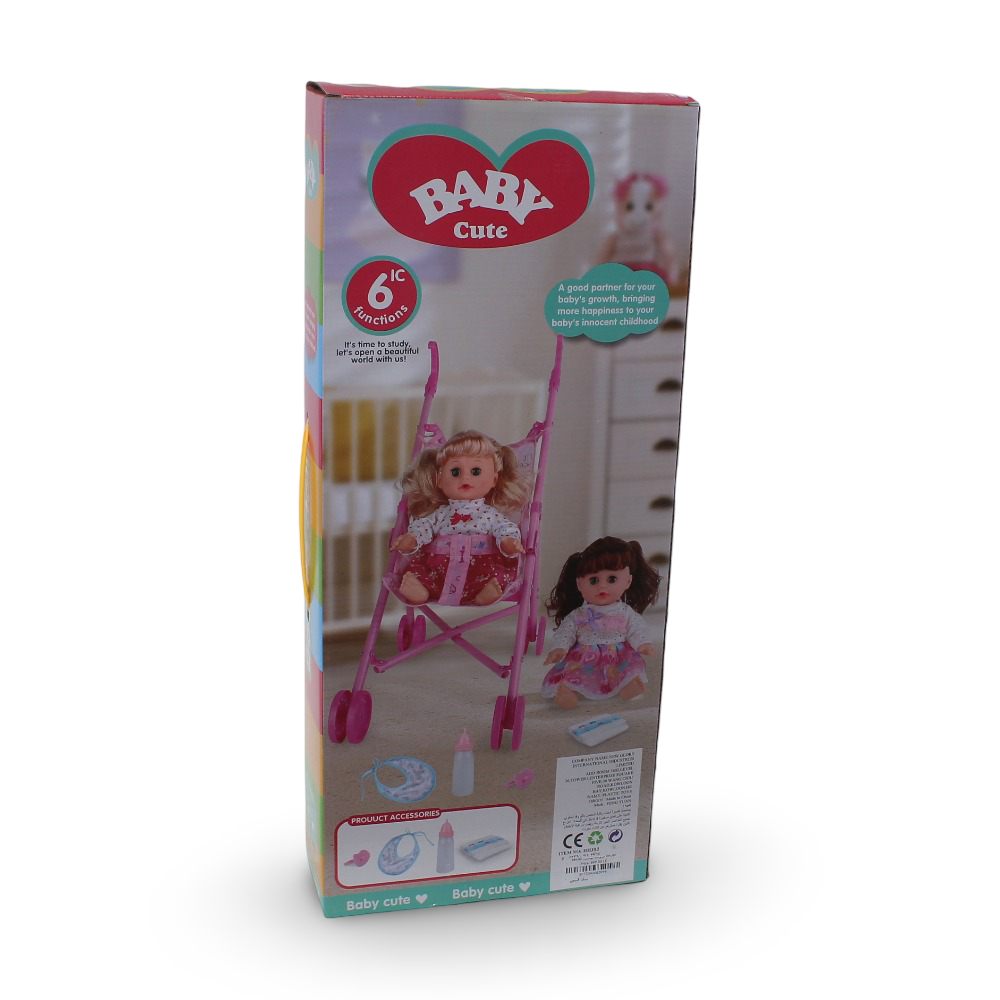 Stroller Doll (Bonnie Doll) – Pink