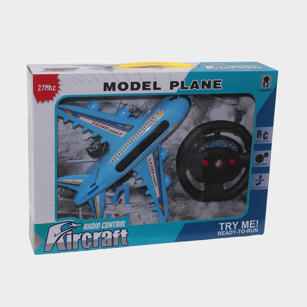 Radio-Controlled Aircraft Aerobus Airplane – Baby Blue