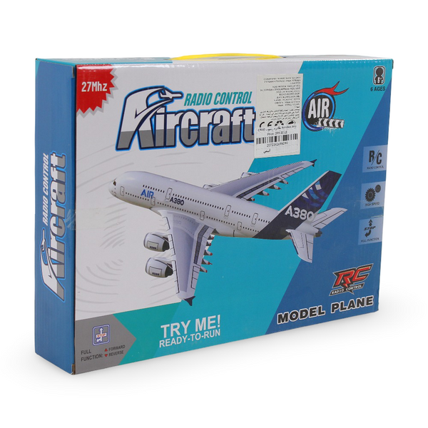 Krcraft Radio Control Airbus Plane Toy