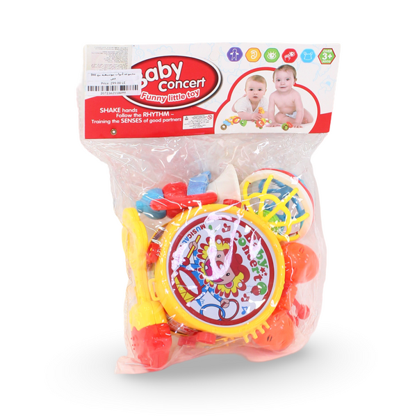 Baby Concert Musical Toy Set with Teether
