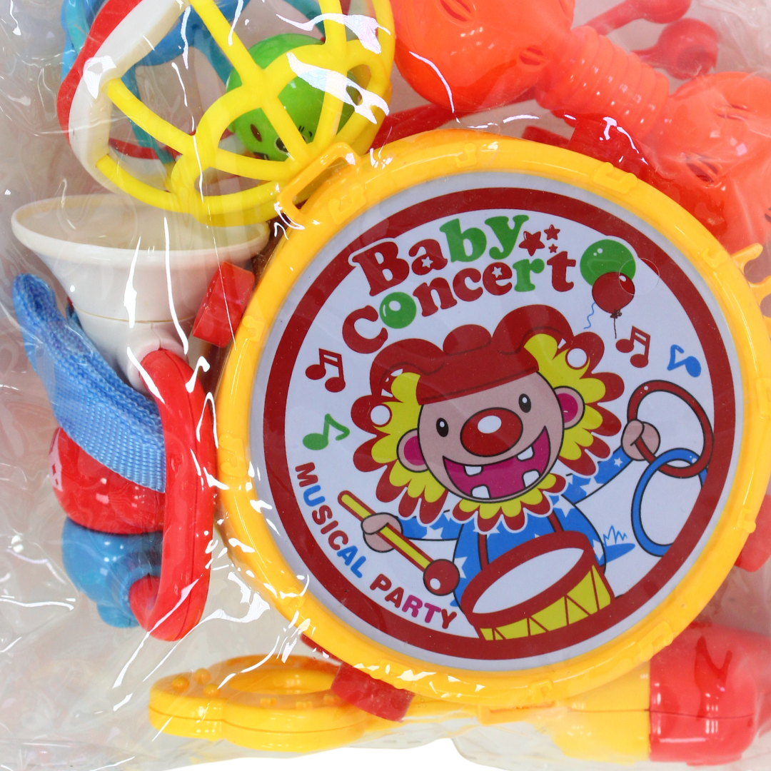 Baby Concert Musical Toy Set with Teether