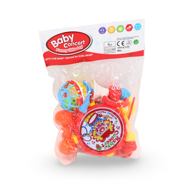 Baby Concert Musical Instrument Set with Teether