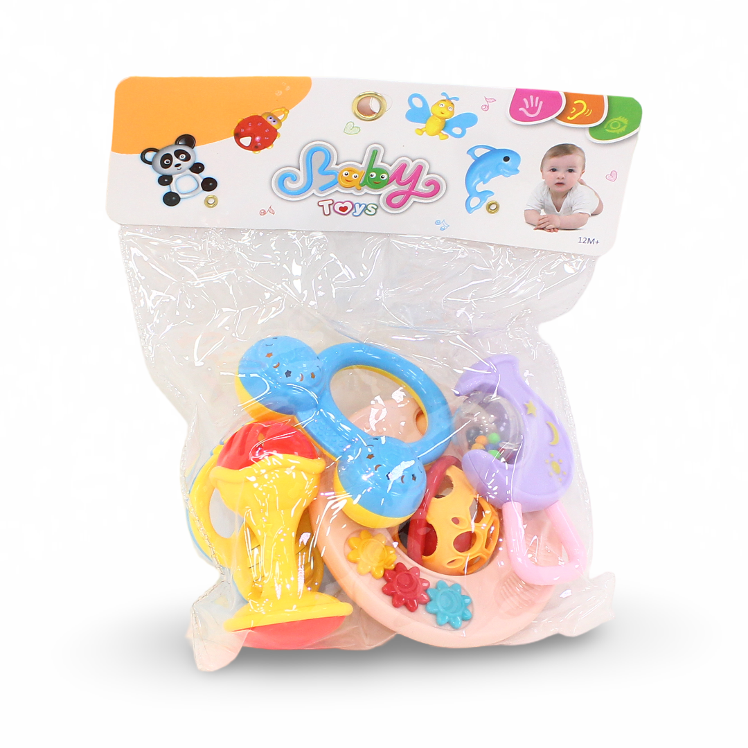 Baby Rattles Gift Set – 5 Pieces