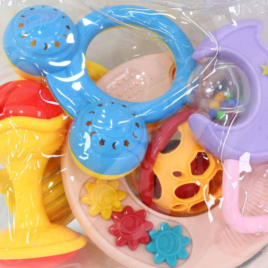 Baby Rattles Gift Set – 5 Pieces