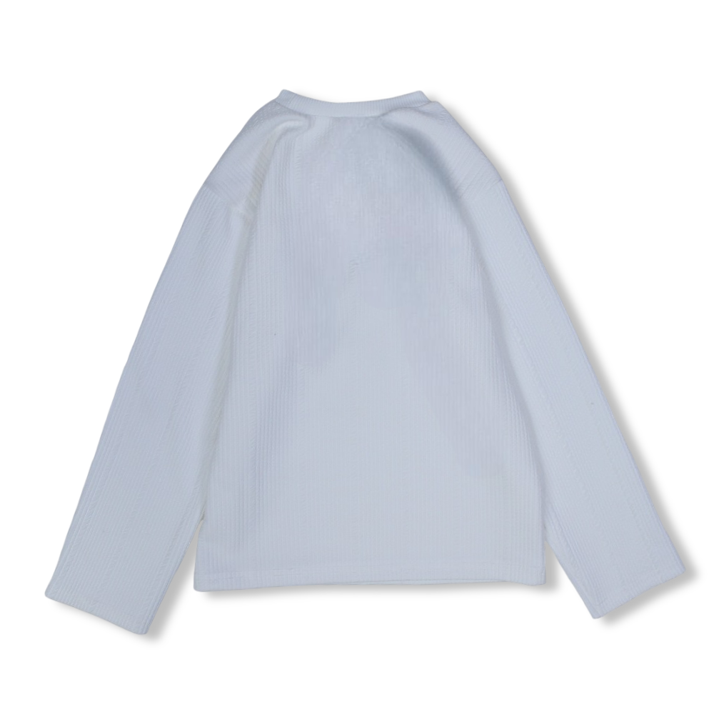 Unisex Cotton T-Shirt – Off-White with Santa Print