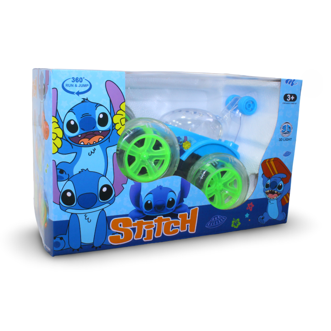 Stitch 3D Rolling Stunt RC Car