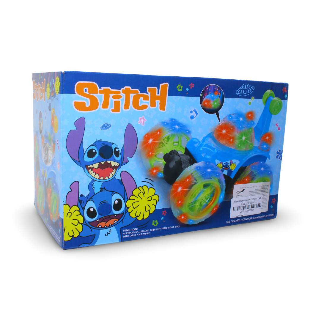 Stitch 3D Rolling Stunt RC Car