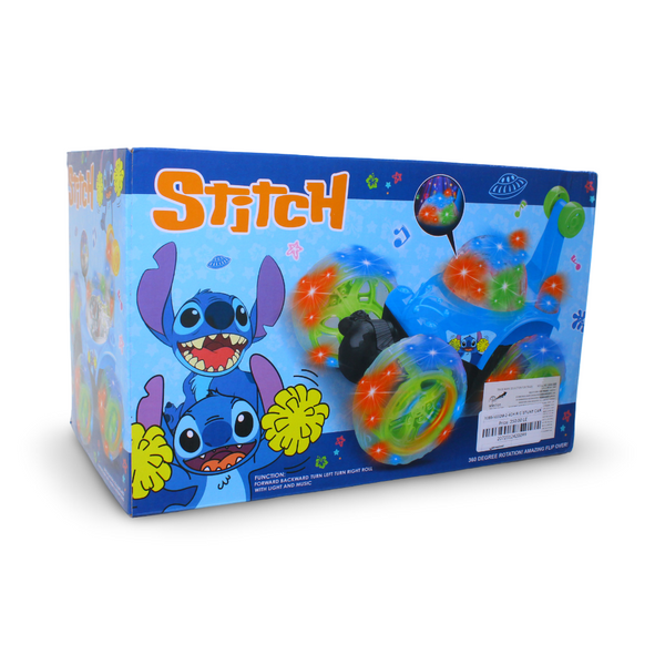Stitch 3D Rolling Stunt RC Car