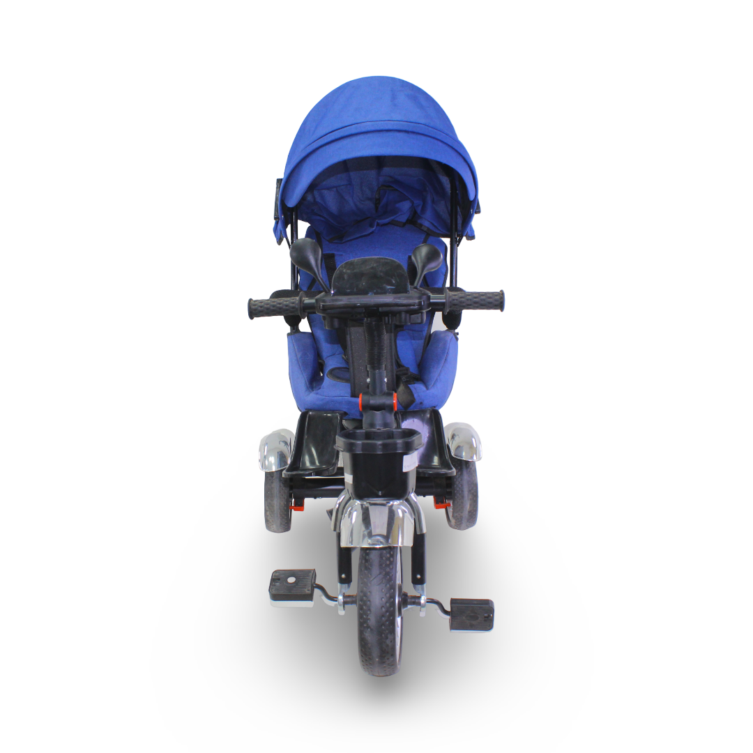 4-in-1 Convertible Baby Tricycle and Stroller – Blue