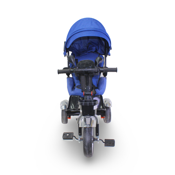 4-in-1 Convertible Baby Tricycle and Stroller – Blue