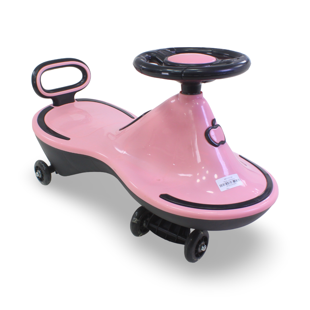Kids' Swing Car Ride-On Toy – Pink